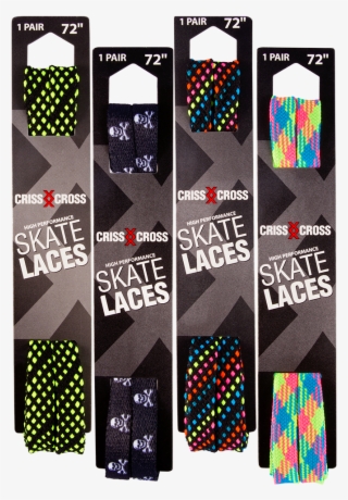 Criss Cross Laces Medium Width - Lacets De Roller Riedell Lacets Rainbow Plaid Rainbow
