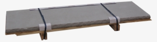 2'' X 6ft X 24'' Hearth Rock Faced 1 Long Edge - Outdoor Bench