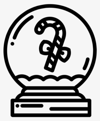 Snow Globe Rubber Stamp - Christmas Day