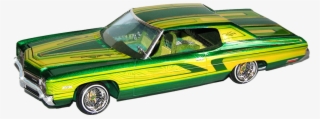 72 Impala Lowrider - Green Lowrider Png