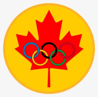 Maple Leaf Olympic Gold Medal - Canada Flag With Name