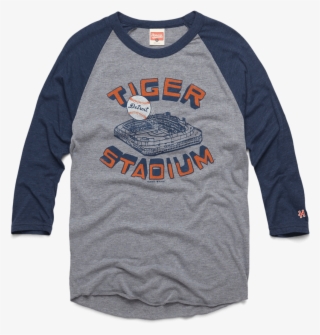 Tiger Stadium Detroit Raglan - Raglan Sleeve