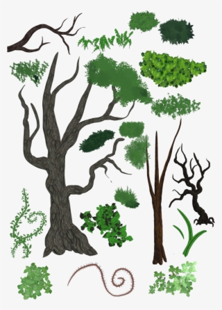 Jpg Free Clip Studios Leaf Brush - Tree