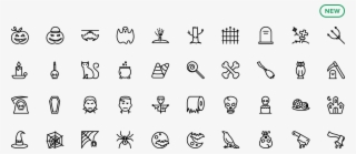 Halloween - Line Icon Robot