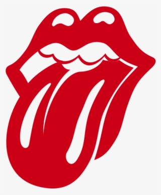 Pegatina Lengua Rolling Stones 1 Color - Rolling Stones Logo Png