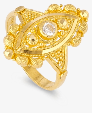 22ct Indian Gold Ring - Gold Ring Designs Women