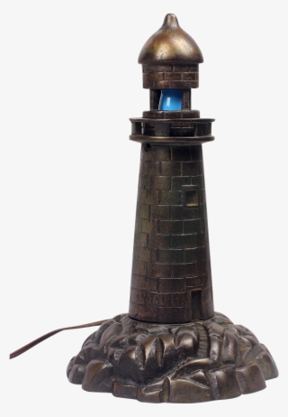 Vintage Bronze Finish Lighthouse Light House Nautical - Lighthouse
