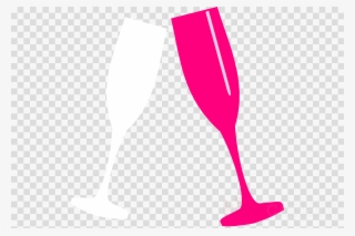 Pink Champagne Glass Clip Art Clipart Champagne Rosé - Boots High Heels Png