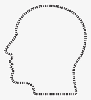 Piano Keys Man Head - North American Purebred Registry Legit