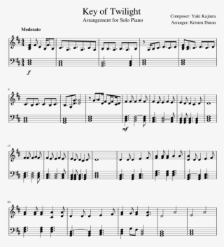 Key Of Twilight - Sheet Music