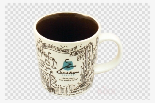 Caribou Coffee Chicago Mug Clipart Coffee Cup Mug - Music Record With No Background