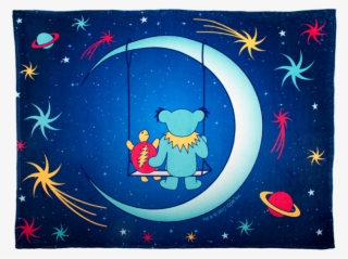 Grateful Dead Blue Moon Swing Coral Fleece Blanket - Blanket