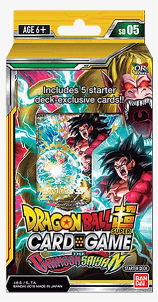 The Crimson Saiyan Starter Deck - Crimson Saiyan Starter Deck