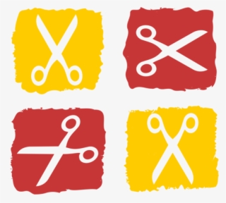 Computer Icons Scissors Yellow Square Red - Scissors Tote, Adult Unisex, Natural