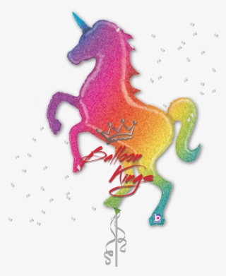 Glittering Rainbow Unicorn - Glittering Unicorn