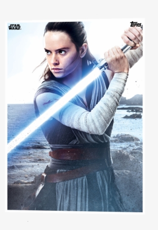 The Last Jedi Card Art - Star Wars Last Jedi Daisy Ridley
