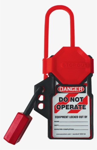 Zoom, Price, Buy - Accuform Kdh115 Stopout 5-1/4" X 3" Tag 'n Hang Hasp