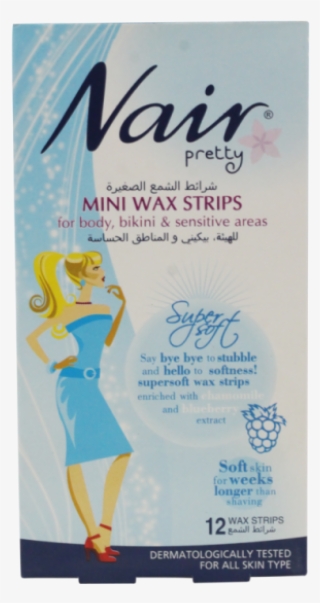 8253658754036 - Nair Pretty Cherry & Apple Glitter Wax Strips
