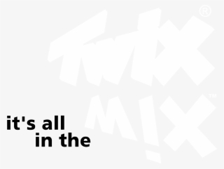 Twix Logo Black And White - Portable Network Graphics