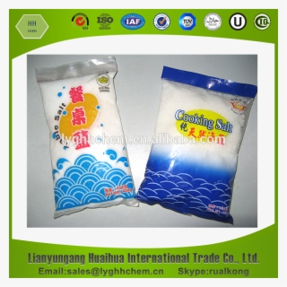 Table Salt Plastic Bags - Aluminum Chloride Halal