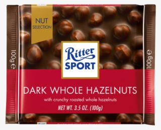 Ritter Sport Dark Whole Hazelnuts - Ritter Sport Dunkle Voll Nuss