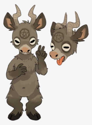 Baphomet Transparent Adorable Image Black And White - Baphomet Transparent