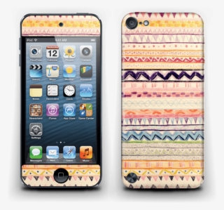 Hand Drawn Aztec - Apple Ipod Touch (6th Generation) - 16 Gb - Red