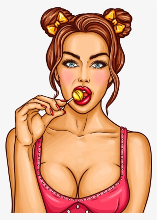 Lollipop Png Image Free Download - Girl Sucking Lollipop Cartoon