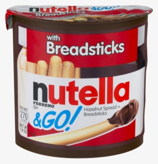 Hazelnut Spread Breadsticks, - Nutella To Go