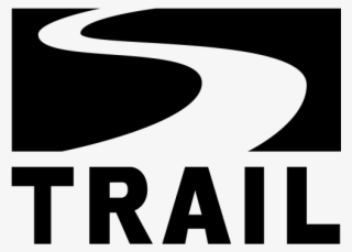 Text Of Trail With A Winding Path Above - Trail Icon