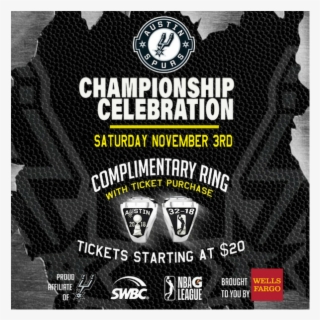 Balcones Youth Sports San Antonio Spurs Ticket Opportunity - Austin Spurs