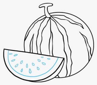 How To Draw Watermelon Slice - Watermelon Drawing