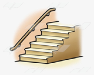 Stairs With Railing Clipart
