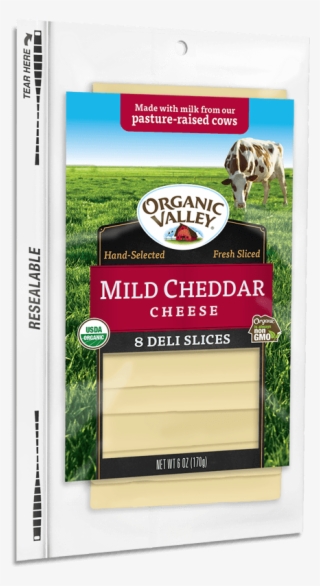 Mild Cheddar Slices, - Organic Valley Baby Swiss
