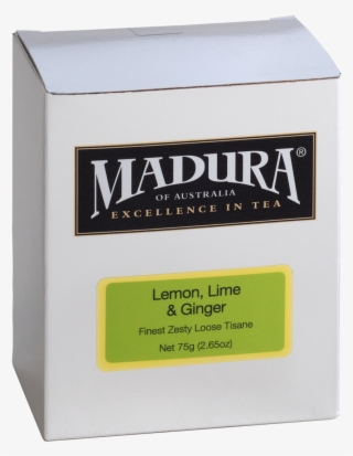 Lemon, Lime & Ginger 75g Leaf Tea - Madura Green Leaf Tea Organic 150g