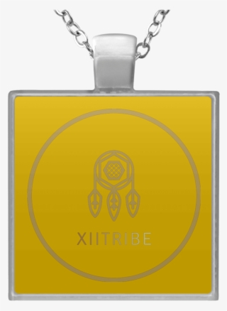 Gold Xiitribe Square Necklace - Necklace