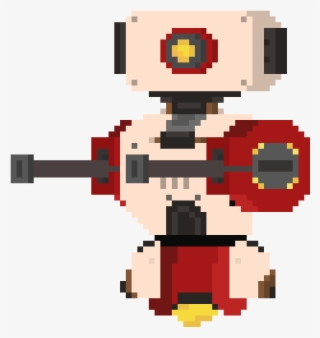 8 Inch Bots - Overwatch Training Bot Pixel