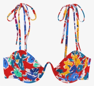 Myriam Bikini Top Liberty Carmine - Araks Myriam Bikini Top