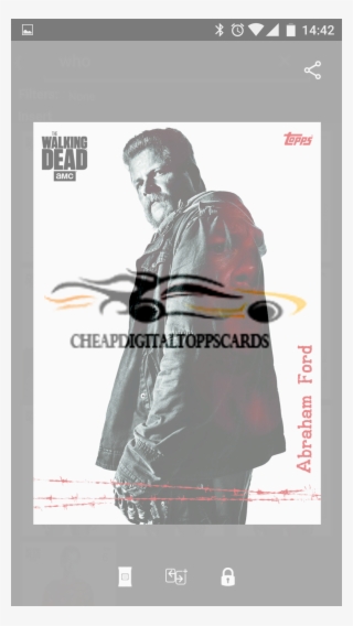 Fresh Red Who Abraham Ford Abraham Ford, Fear The Walking - Ata-boy The Walking Dead Abraham 2.5" X 3.5" Magnet