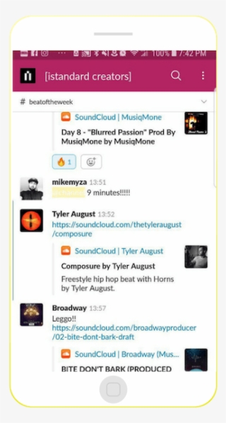 [istandard] Creator Chat Powered By Slack - Tennis