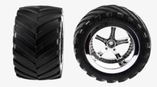 2 Rear Tyres With Wheel Rims For Blue Freezer Watergun