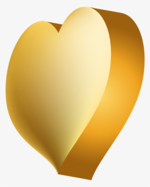 Gold Heart Transparent Png Clip Art Image - Portable Network Graphics