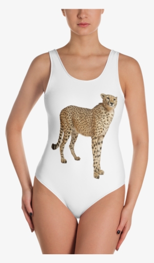 Cheetah Print One-piece Swimsuit - One-piece Swimsuit