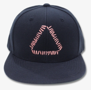 Embroidered Triangle Logo Snapback - Top Logo Snapback