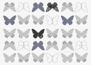 Pictures Of Butterflies To Print - Transparent Butterfly Print