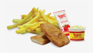 Fried Fish Chips With Coleslaw - Fish And Chips