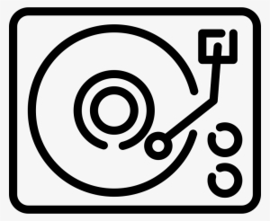 Vinyl Record Player Svg Png Icon Free Download - Vinyl Player Logo Png