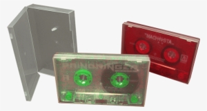 Cassette Tape Duplication In Clear Polycases - Purple Clear Cassette Tape Png