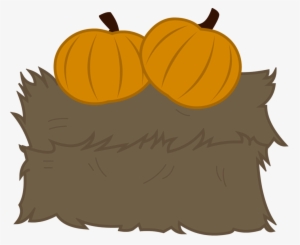 Hay Bail With Pumpkins By Lt-fleur On Deviantart Svg - Pumpkin