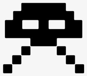 Alien Ufo Pixelated Game Shape Vector - Toad Pixel Art